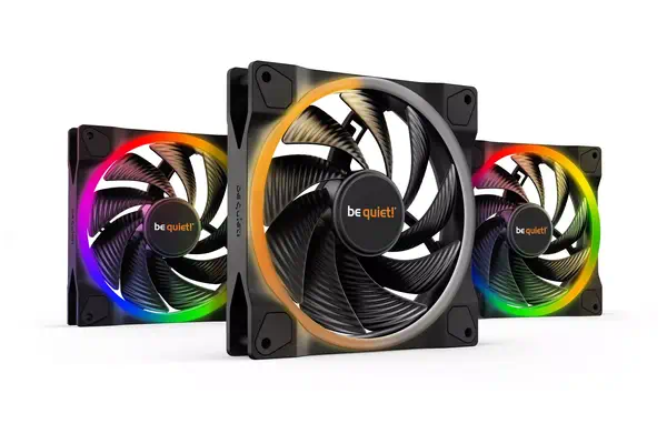 Light Wings 140 mm PWM | Ventilateur PC ARGB high-speed, Pack de 3 - be quiet! - Refroidissement PC - visuel 1