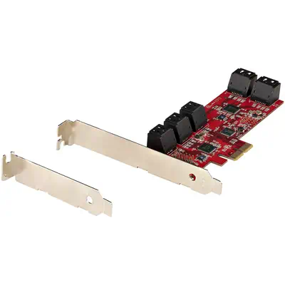 Carte PCI Express SATA 10 ports - Carte Contrôleur PCIe SATA - 6Gbps - ASM1166 Non-Raid - Convertiss - StarTech - Station d'accueil pour portable - visuel 10