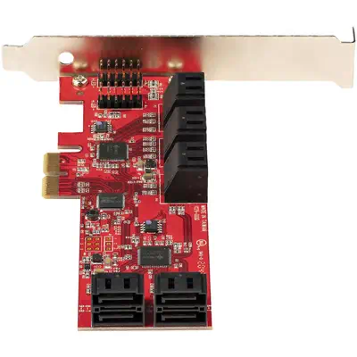 Carte PCI Express SATA 10 ports - Carte Contrôleur PCIe SATA - 6Gbps - ASM1166 Non-Raid - Convertiss - StarTech - Station d'accueil pour portable - visuel 4