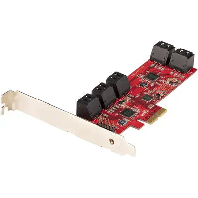 Carte PCI Express SATA 10 ports - Carte Contrôleur PCIe SATA - 6Gbps - ASM1166 Non-Raid - Convertiss - StarTech - Station d'accueil pour portable - visuel 1