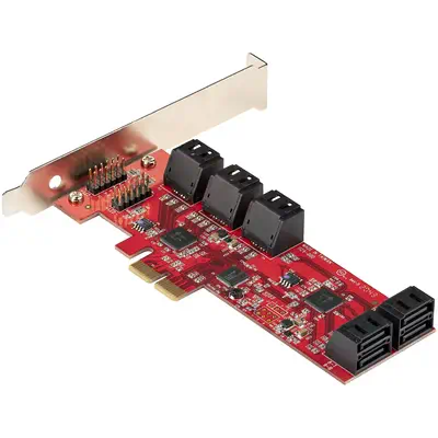 Carte PCI Express SATA 10 ports - Carte Contrôleur PCIe SATA - 6Gbps - ASM1166 Non-Raid - Convertiss - StarTech - Station d'accueil pour portable - visuel 2