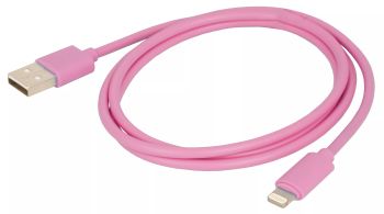 Achat Accessoires Tablette URBAN FACTORY Cable rose pour synchronisation et charge LIGHTNING - sur hello RSE