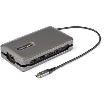 Vente Station d'accueil pour portable StarTech.com Adaptateur Multiport USB-C 6 en 1 - USB Type-C vers 4K 60Hz HDMI 2.0 - 100W Power Delivery Pass-trough - SD/Micro SD - Hub Convertisseur Compatible Win/Mac/Linux - Mini Dock USB-C - Câble de 25cm