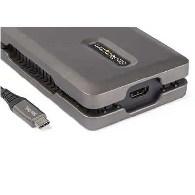Adaptateur Multiport USB-C 6 en 1 - USB Type-C vers 4K 60Hz HDMI 2.0 - 100W Power Delivery Pass-trou - StarTech - Station d'accueil pour portable - visuel 2