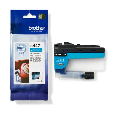 LC427C - Cartouche d'encre originale Brother - Cyan Brother - visuel 1 - hello RSE - Qualité durable