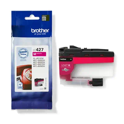 LC427M - Cartouche d'encre originale Brother - Magenta Brother - visuel 1 - hello RSE - Performances optimales