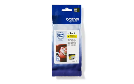 Vente Cartouches d'encre BROTHER Yellow Ink Cartridge - 1500 Pages sur hello RSE