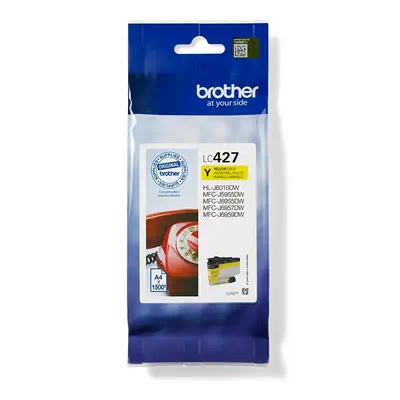 LC427Y - Cartouche d'encre originale Brother - Jaune - Cartouches d'encre - visuel 1