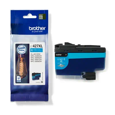 LC427XLC - Cartouche d'encre originale Brother - Cyan Brother - visuel 1 - hello RSE - Qualité durable