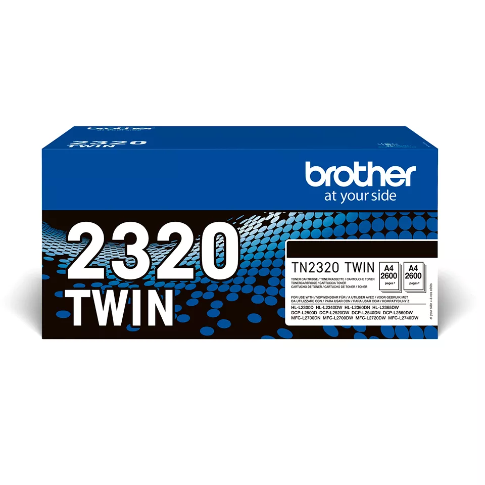 Achat BROTHER TN2320 TWIN-pack black toners BK sur hello RSE