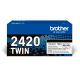 Achat BROTHER TN2420 TWIN-pack black toners BK 3000pages/cartridge sur hello RSE - visuel 3