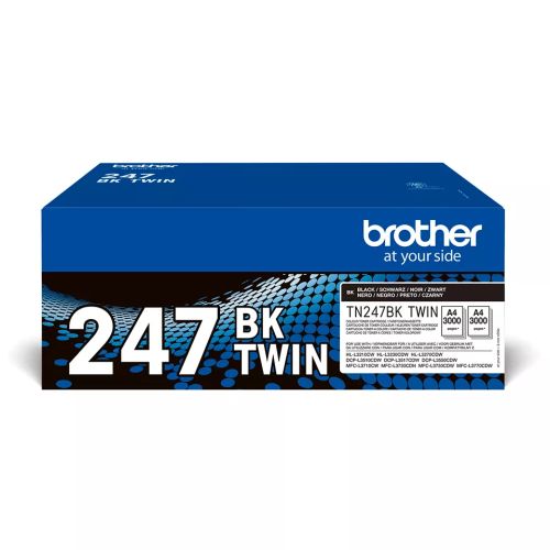 Achat BROTHER TN247BK TWIN-pack black toners BK 3000pages/cartridge - 4977766812726