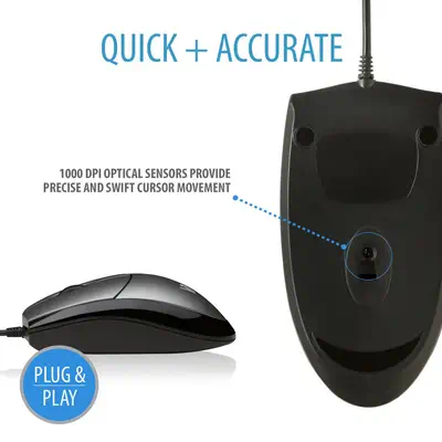 V7 Souris USB à LED optique - visuel 9