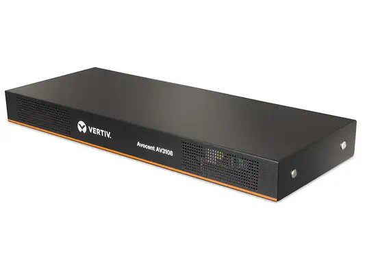 Vertiv Avocent AV 3108 commutateur écran, clavier et souris Grille de montage Noir - Switchs et Hubs - visuel 2