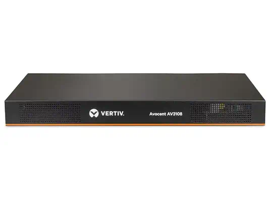 Vertiv Avocent AV 3108 commutateur écran, clavier et souris Grille de montage Noir - Switchs et Hubs - visuel 1