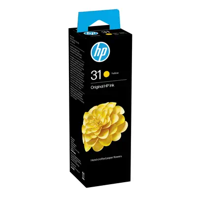 Bouteille d'encre jaune authentique 70 mL HP 31 Original - Cartouches d'encre - visuel 1