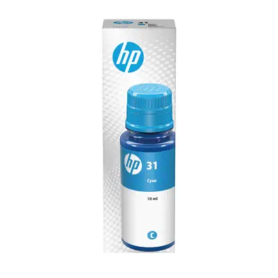 Bouteille d'encre cyan authentique 70 mL HP 31 Original - Cartouches d'encre - visuel 2