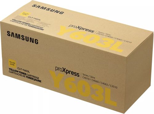 Achat SAMSUNG CLT-Y603L/ELS High Yield Yellow Toner Cartridge et autres produits de la marque HP