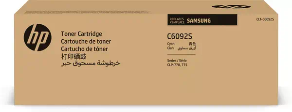 Samsung CLT-C6092S Toner cyan authentique - HP - visuel 1