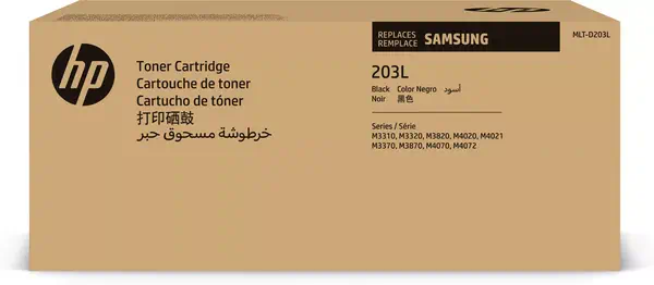 Toner noir grande capacité HP authentique MLT-D203L - visuel 4