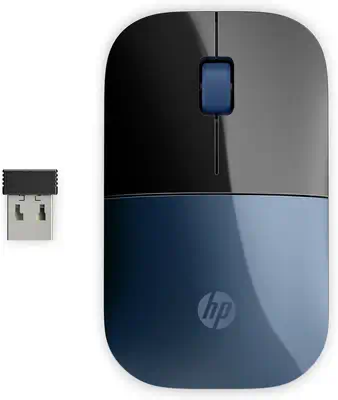 Souris sans fil HP Z3700 bleue - visuel 4