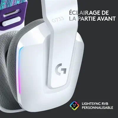 Logitech G G733 wireless gaming Logitech - visuel 1 - hello RSE - ULTRA LÉGER