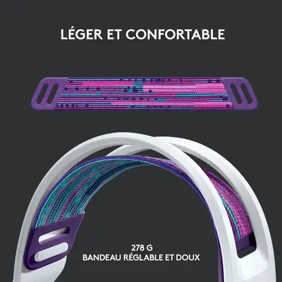 Logitech G G733 wireless gaming Logitech - visuel 1 - hello RSE - UN SON SURROUND À COUPER LE SOUFFLE