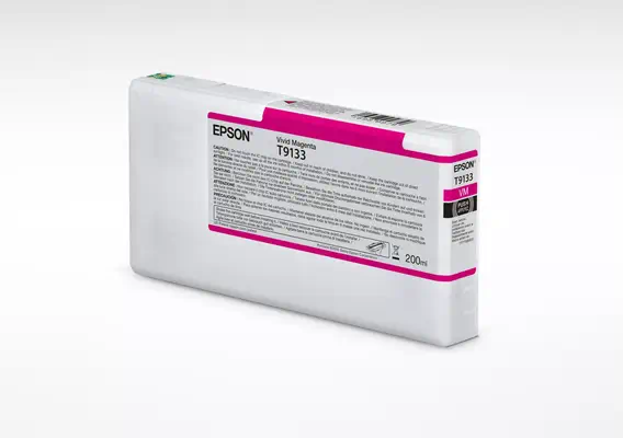 EPSON 5LB T9133 Vivid Magenta Ink Cartridge 200ml Epson - visuel 1 - hello RSE - Fidélité des couleurs améliorée