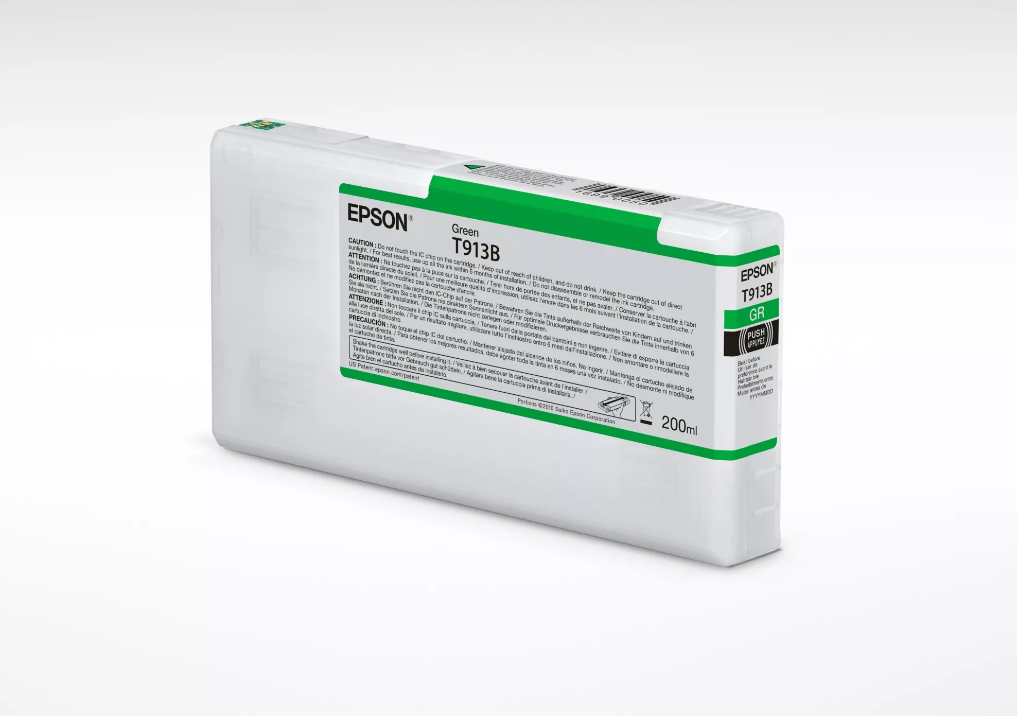 Achat EPSON T913B Green Ink Cartridge 200ml et autres produits de la marque Epson