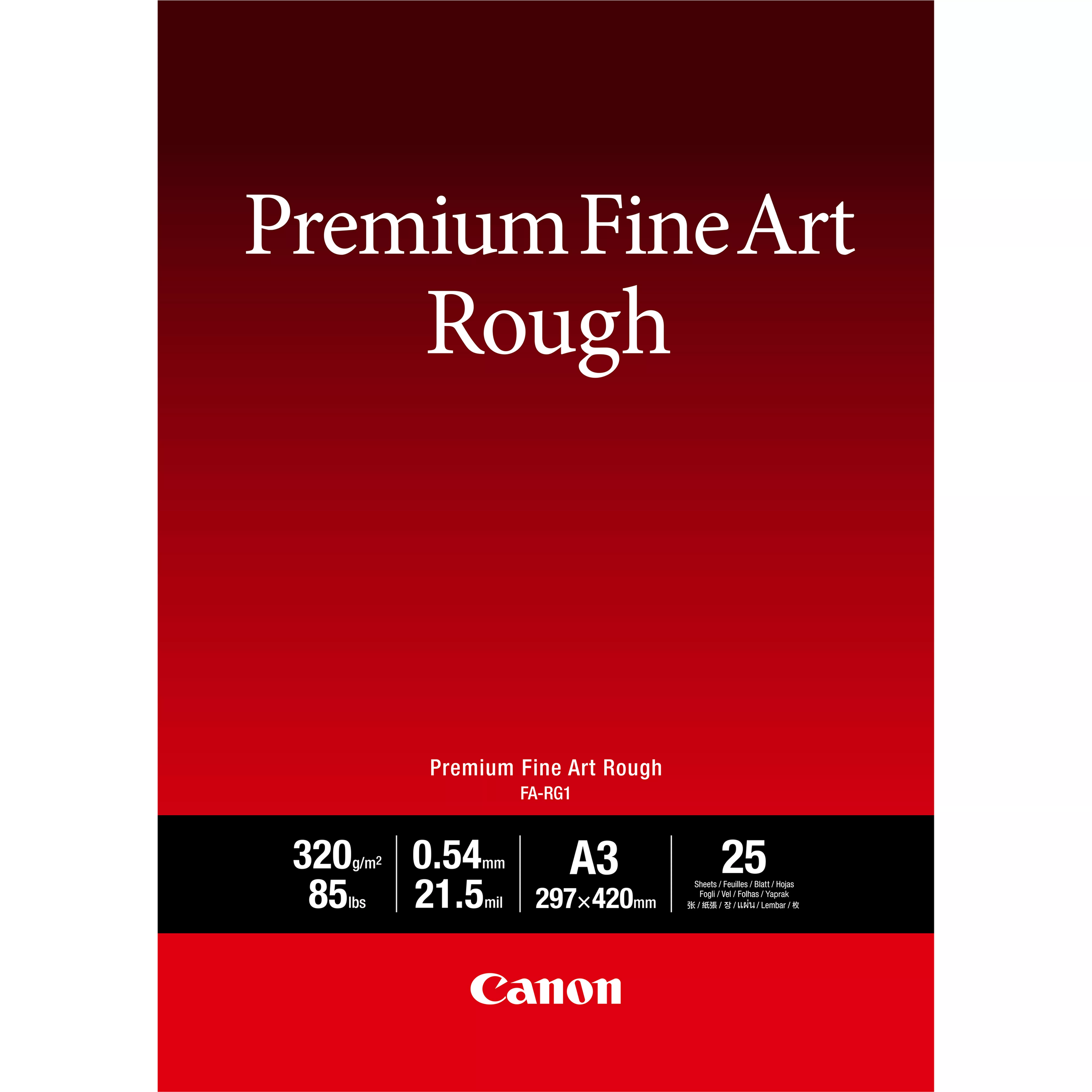 Achat CANON FA-RG1 A3 25 UNI premium FineArt rough a3 25 au meilleur prix