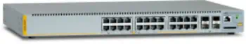 Vente Switchs et Hubs ALLIED L2+ managed switch 24x 10/100/1000Mbps POE+