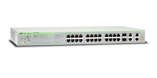 Revendeur officiel Switchs et Hubs ALLIED 24x Port Fast Ethernet PoE WebSmart Switch with 4 uplink ports