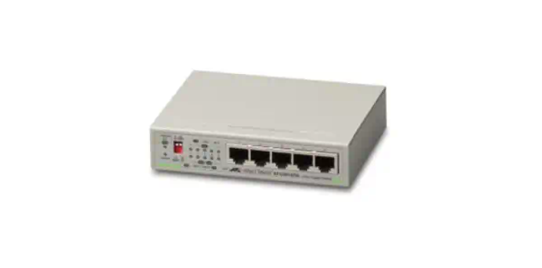 Revendeur officiel ALLIED 5 port 10/100/1000TX unmanaged switch with external