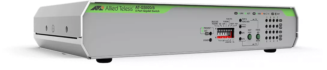 Vente ALLIED 8x 10/100/1000T unmanaged switch with internal PSU au meilleur prix