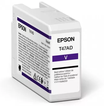 Vente Cartouches d'encre EPSON Singlepack Violet T47AD UltraChrome Pro 10 ink 50ml sur hello RSE