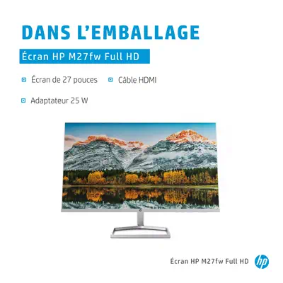 Vente Écran Full HD HP M27fw HP au meilleur prix - visuel 10