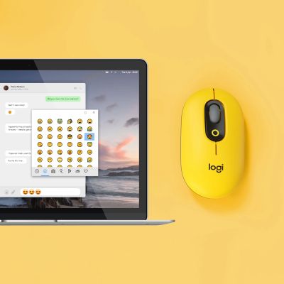 Achat LOGITECH POP Mouse with emoji - Blast Yellow sur hello RSE - visuel 9
