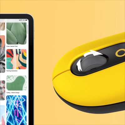 Achat LOGITECH POP Mouse with emoji - Blast Yellow sur hello RSE - visuel 5