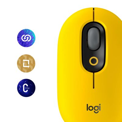 Vente LOGITECH POP Mouse with emoji - Blast Yellow Logitech au meilleur prix - visuel 8