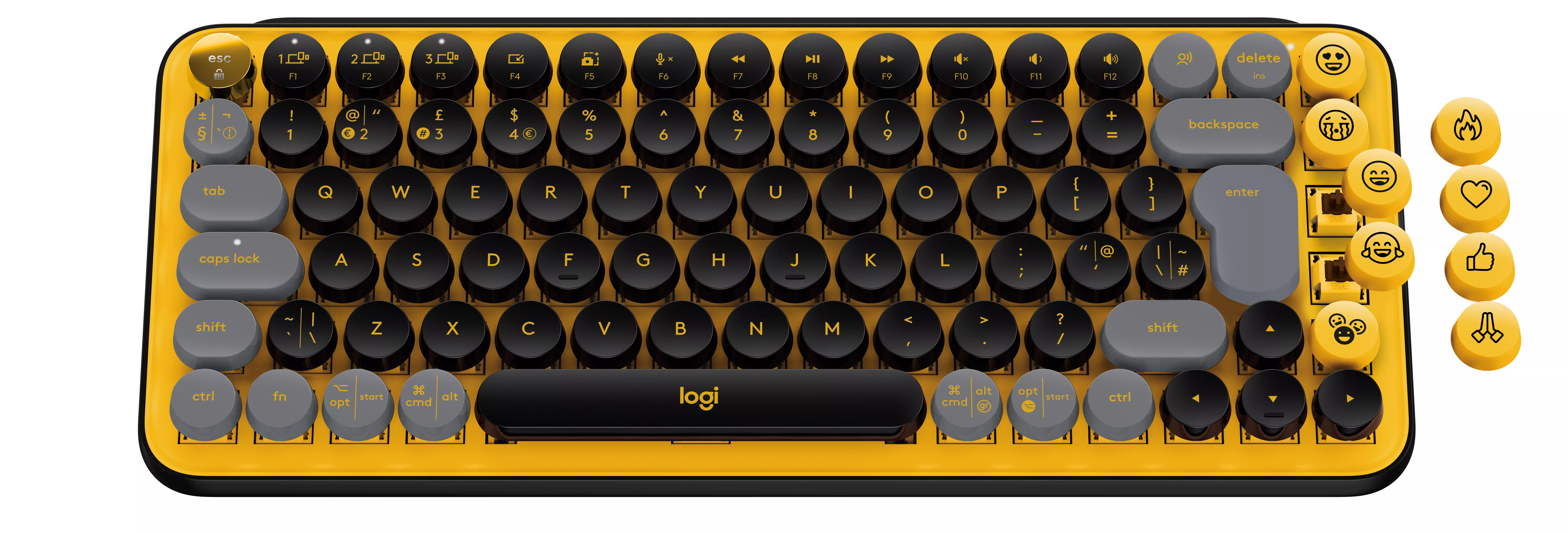 Achat LOGITECH POP Keys Wireless Mechanical Keyboard With au meilleur prix