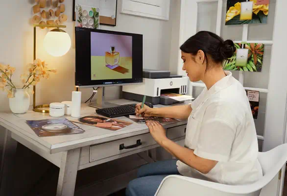 Smart Tank 7305 Sans fil All-in-One Couleur Imprimante, Impression recto-verso; copieur, scanner - HP - Autre Imprimante - visuel 10