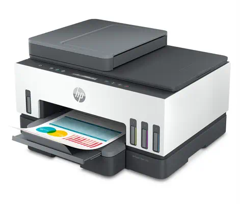 Smart Tank 7305 Sans fil All-in-One Couleur Imprimante, Impression recto-verso; copieur, scanner - HP - Multifonctions Jet d'encre - visuel 2