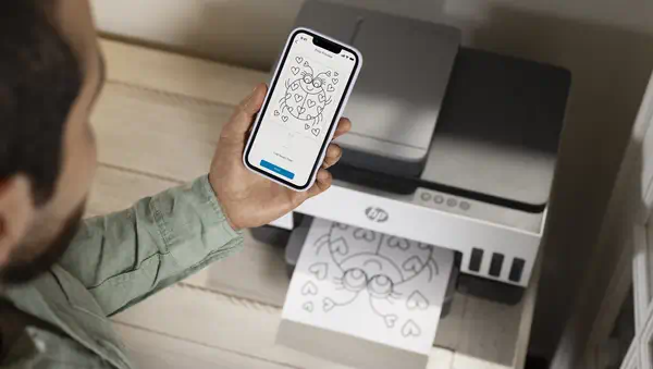 Smart Tank 7305 Sans fil All-in-One Couleur Imprimante, HP - visuel 1 - hello RSE - Application HP Smart