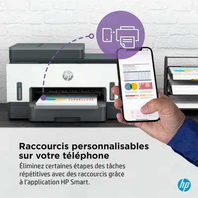 Smart Tank 7305 Sans fil All-in-One Couleur Imprimante, Impression recto-verso; copieur, scanner - HP - Autre Imprimante - visuel 9