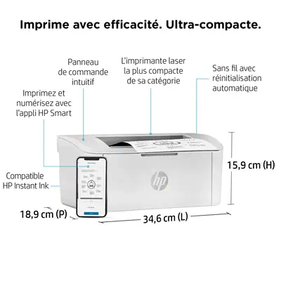 Imprimante HP LaserJet M110w - Imprimante Laser - visuel 10