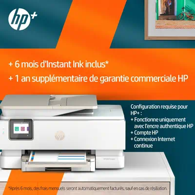 Imprimante Tout-en-un HP ENVY Inspire 7924e HP - visuel 1 - hello RSE - Panneau de contrôle intelligent et intuitif