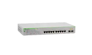 Vente Switchs et Hubs ALLIED Gigabit webSmart switch 8x 10/100/1000-T PoE+ 2x