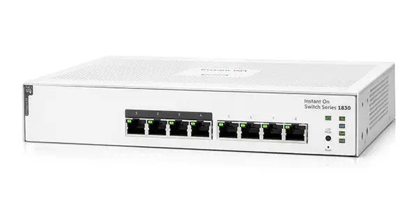Aruba Instant On 1830 8G 4p Class4 PoE 65W - HP - Switchs et Hubs - visuel 1