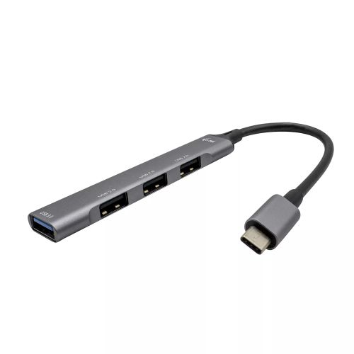 Revendeur officiel Switchs et Hubs I-TEC USB-C Metal HUB 1x USB 3.0 3x USB 2.0 without