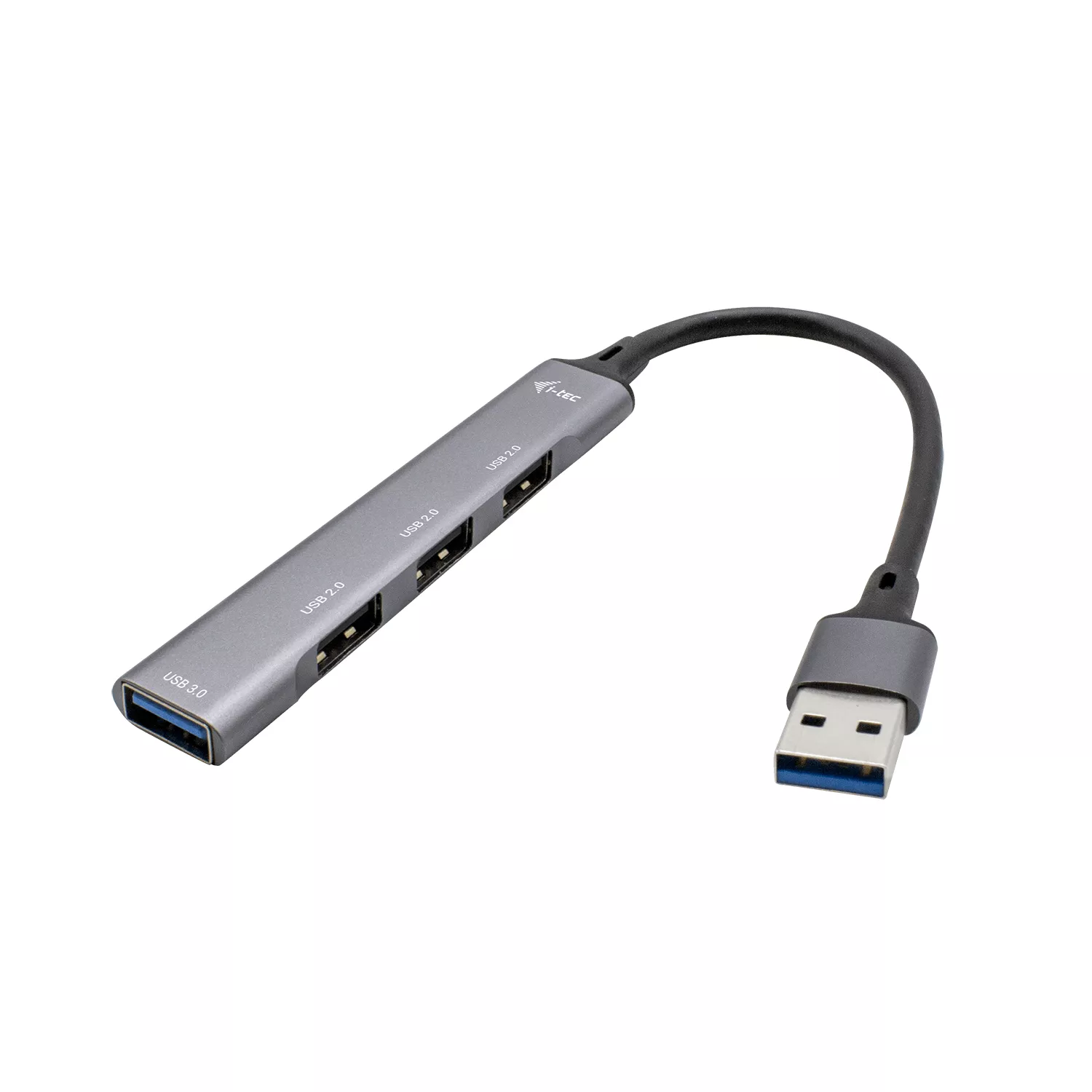 Vente Switchs et Hubs I-TEC USB 3.0 Metal HUB 1x USB 3.0 3x USB 2.0 without